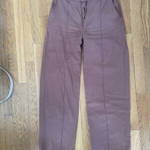 Clay colored trousers